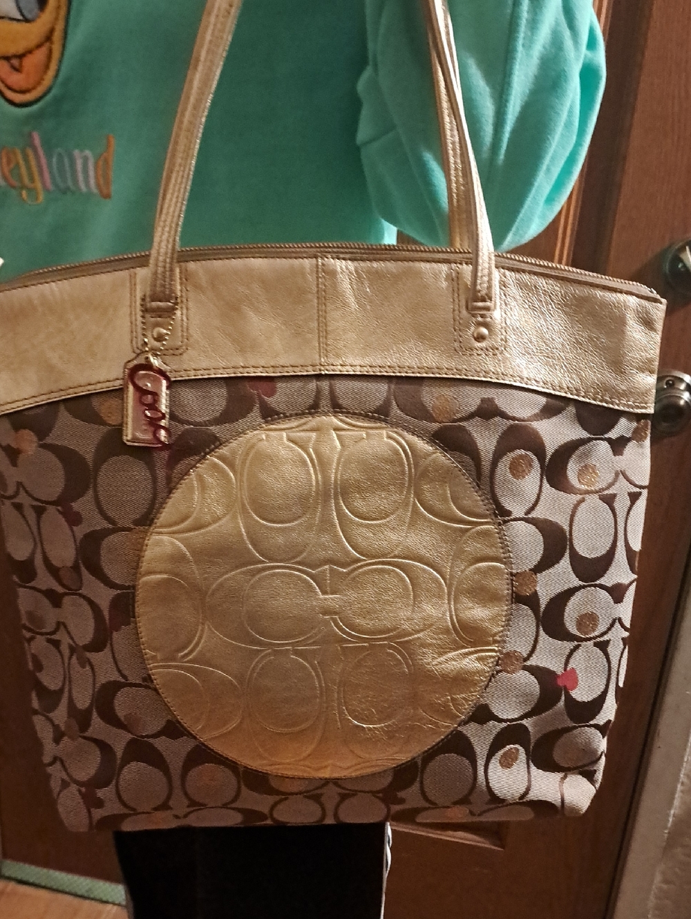 Coach Laura Signature Tote Bag, specifically the "Secret Admirer" 2011 - Picture 4 of 11